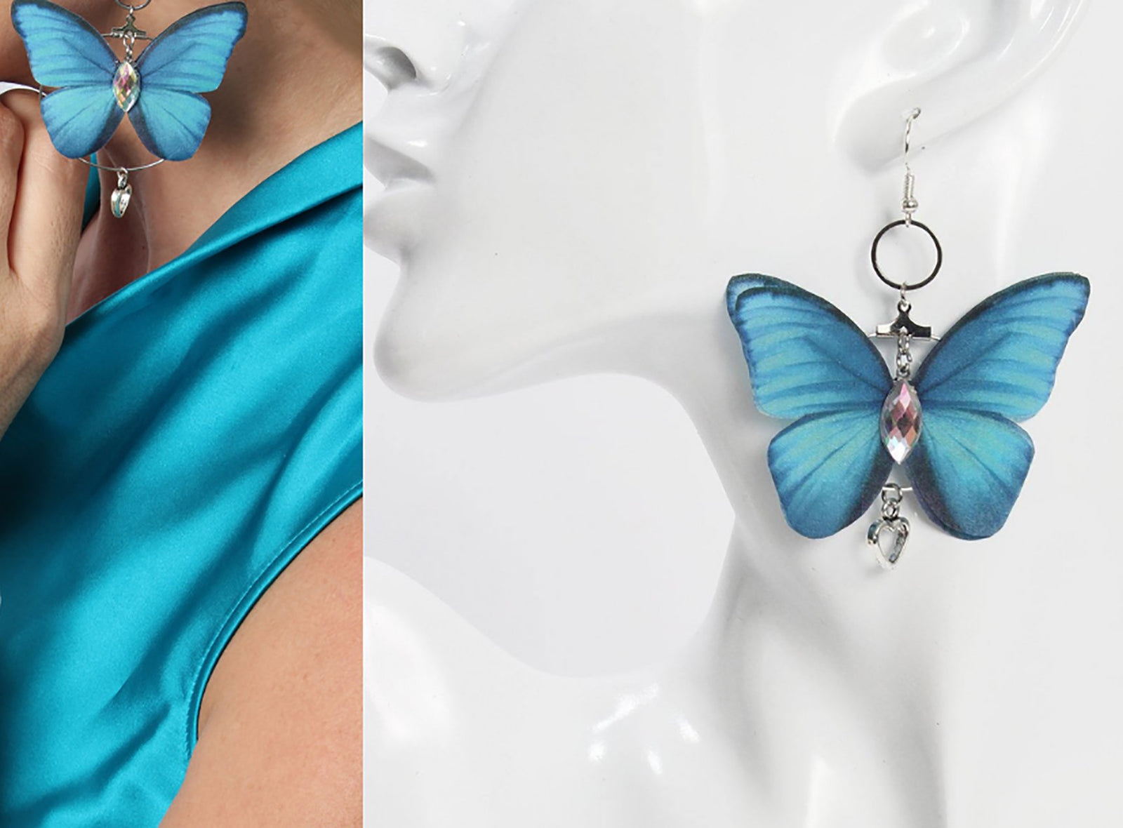 Silk Butterfly Earrings