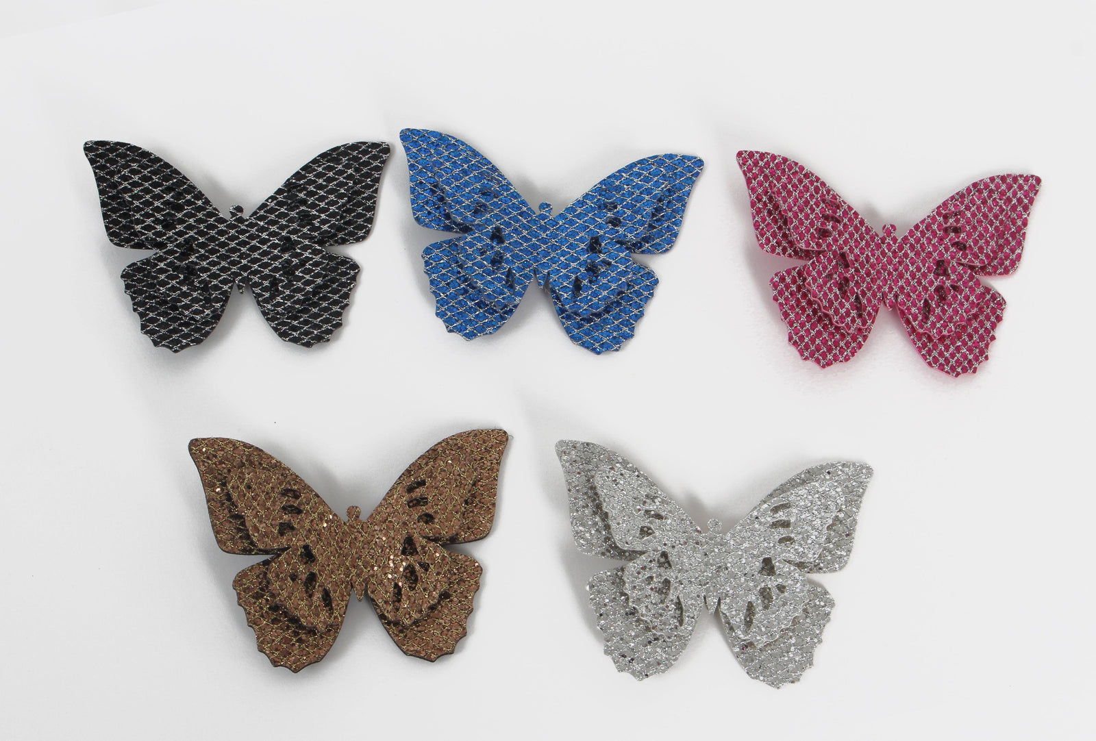 Rombe Glitter Butterfly Pins
