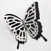 Black and White Butterfly Pin Choker Necklace