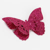 Pink Fuchsia Sequin Butterfly Clip | Pin | Choker | Necklace I Hair Pin - Fashion Butterflies
