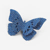 Royal Blue Rombe Metallic Glitter Butterfly Clip | Pin | Choker | Necklace I Hair Pin - Fashion Butterflies