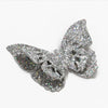 Silver Metallic Sequin Butterfly Clip | Pin | Choker | Necklace I Hair Pin - Fashion Butterflies